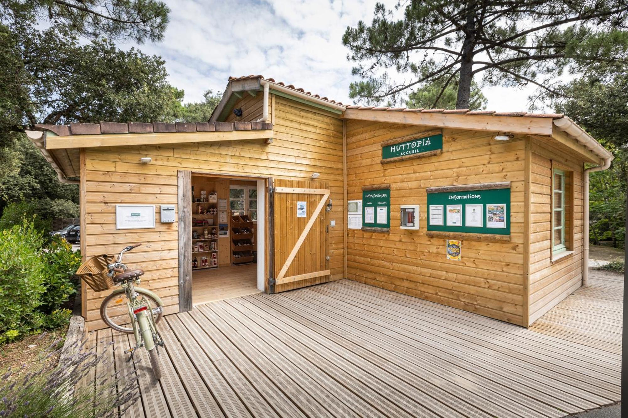 Huttopia Oleron Les Chenes Verts 道拉斯奥莱龙 外观 照片